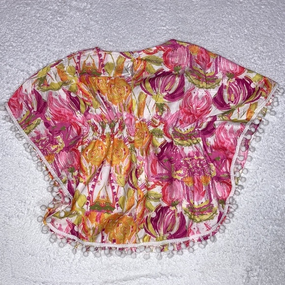 5/$20 Baby Girls Swimsuit Cover Up Pompom Tassel Sundress Summer Beach Tops - Picture 2 of 5